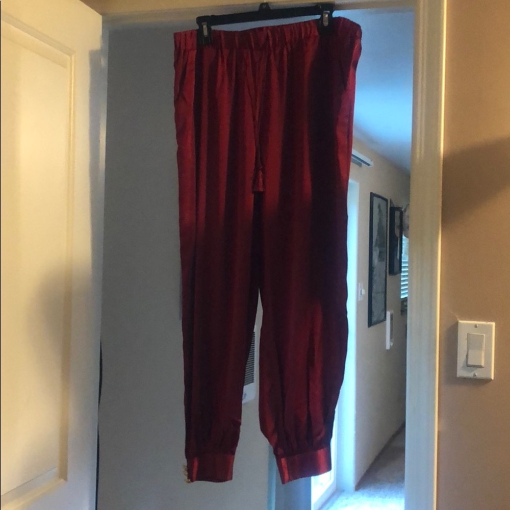 Express silk joggers